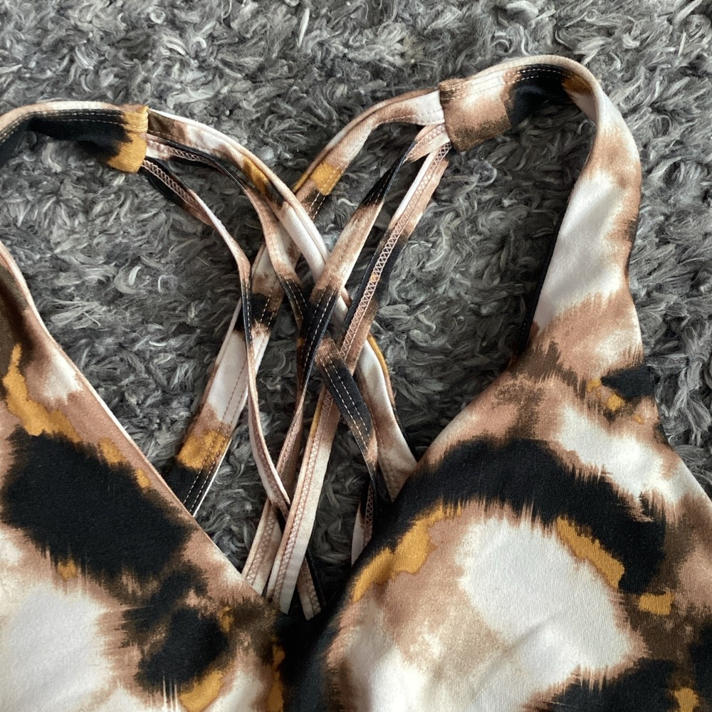 Idealogy Low Impact Sport Bra Size Small Leopard Print‎ - Picture 4 of 7